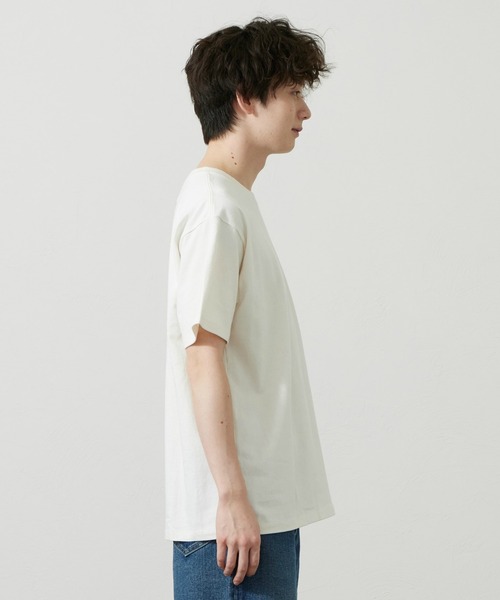Lee(リー)の「Lee/リー バックプリントTシャツ(Tシャツ/カットソー・メンズ・ブラック/ホワイト/ベージュ/ブルー・SMALL/MEDIUM/LARGE/X-LARGE)」の11枚目の写真
