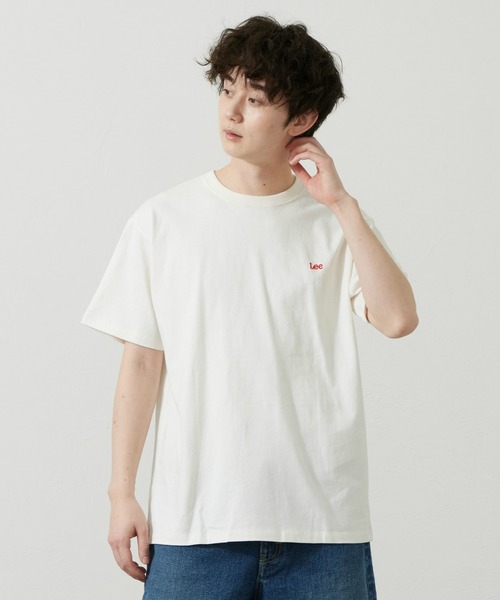 Lee(リー)の「Lee/リー バックプリントTシャツ(Tシャツ/カットソー・メンズ・ブラック/ホワイト/ベージュ/ブルー・SMALL/MEDIUM/LARGE/X-LARGE)」の10枚目の写真