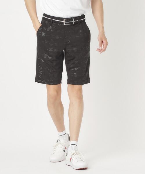 adabat(アダバット)の「吸水速乾/UVカット クールコア(R)エンボスハーフパンツ(その他パンツ・メンズ・ブラック/ライトグレー系9・50/48)」の16枚目の写真