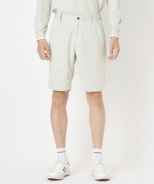 adabat(アダバット)の「吸水速乾/UVカット クールコア(R)エンボスハーフパンツ(その他パンツ・メンズ・ブラック/ライトグレー系9・50/48)」の11枚目の写真