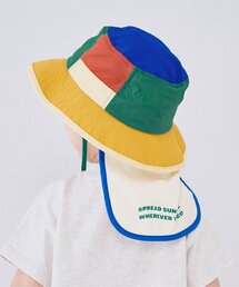 p.premier | 風通しのいいメッシュ切替マルチカラーアウトドアハット(ハット)
