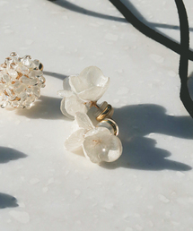 La TOTALITE | alpaca to hana/アルパカトハナ 紫陽花ピアス(ピアス(両耳用))