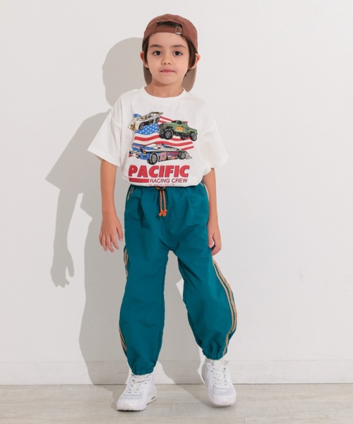 Ocean&Ground(オーシャン&グラウンド)の「ナイロンアスレチックパンツ(その他パンツ・キッズ・ブラック/ベージュ/ダークブルー/キナリ・130/120/110/100/90/140)」の7枚目の写真
