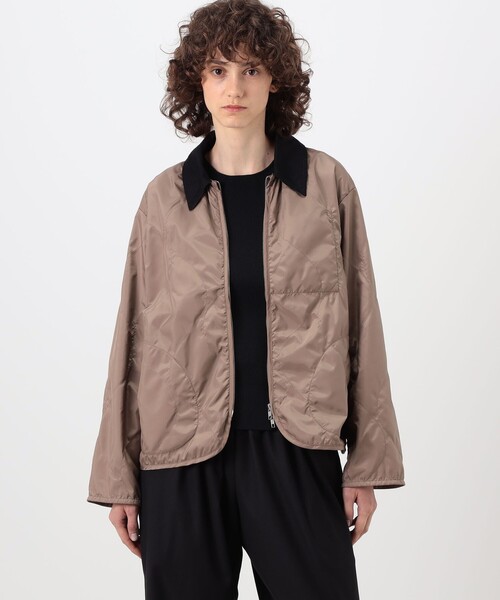 LAVENHAM(ラベンハム)の「LAVENHAM SIDE POCKET UNWADDED ジャケット(その他アウター・レディース・ブラック/ブラウン系その他・ 10)」の4枚目の写真