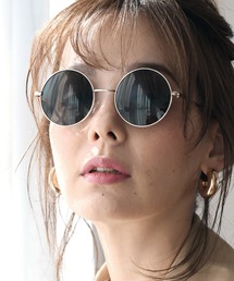 FashionBerry（ファッションベリー）の「ラウンド メタルフレーム アイウェア｜カラーレンズ｜クリアレンズ｜UVカット（メガネ）」