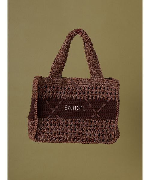 ペーパークロシェトート（トートバッグ）｜SNIDEL（スナイデル）の