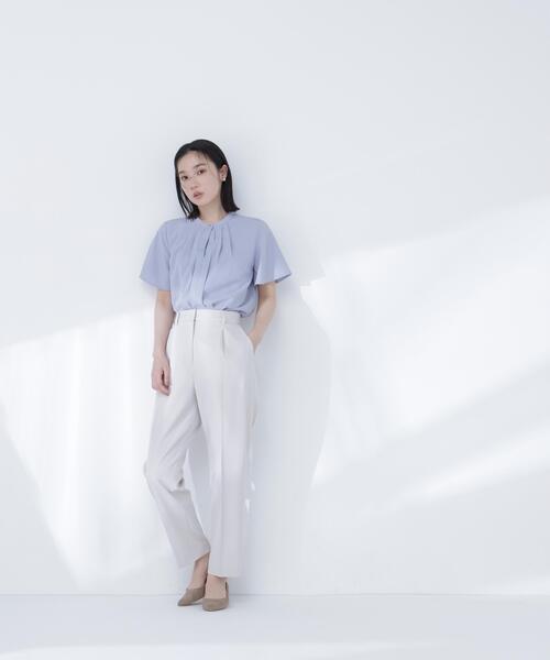NATURAL BEAUTY BASIC(ナチュラルビューティーベーシック)の「撥水テーパードパンツ(その他パンツ・レディース・オフホワイト/ブラック・MEDIUM/SMALL)」の14枚目の写真