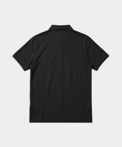 BIRBANTE（ビルバンテ）の「ジェンティレ ピケカラーTシャツ - ブラック（ポロシャツ・メンズ・ブラック・SMALL/MEDIUM/LARGE/X-LARGE）」の2枚目の写真