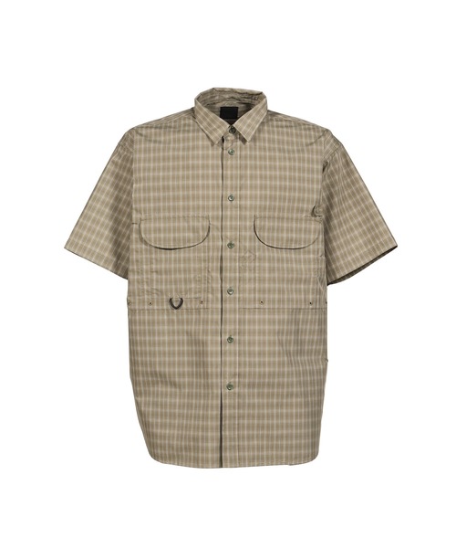 DAIWA PIER39(ダイワピア39)の「TECH FISHING SHIRT S/S SUMMER PLAID(シャツ/ブラウス・メンズ・ライトグレー/ブラック×グレー/ブルー・MEDIUM/X-LARGE/LARGE)」の3枚目の写真