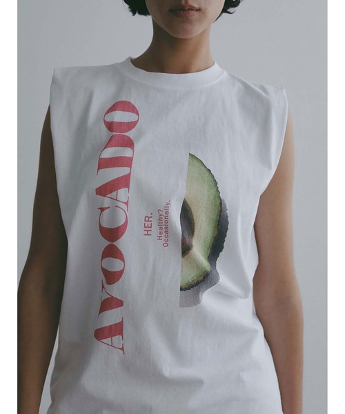 HER.(ハー)の「AVOCADO TANK(Tシャツ/カットソー・レディース・オフホワイト・フリー)」の6枚目の写真