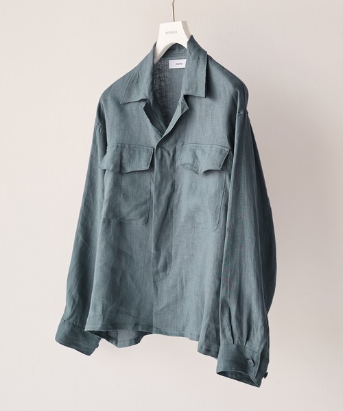 marka(�}�[�J)�́ymarka/�}�[�J�z�ʒ� LINEN TROPICAL FATIGUE SHIRT(�V���c/�u���E�X)