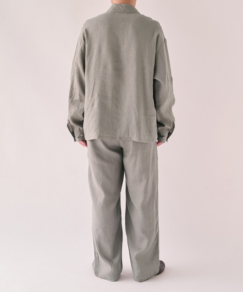 marka(マーカ)の「【marka/マーカ】別注 LINEN TROPICAL FATIGUE SHIRT(シャツ/ブラウス・メンズ・グレー/ブラック/ライトブルーグレー・2/1)」の17枚目の写真