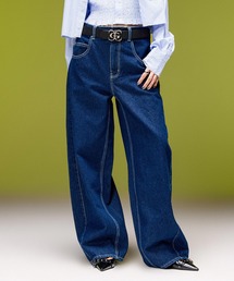 X-girl | LOGO MARK STITCHED DENIM PANTS(デニムパンツ)