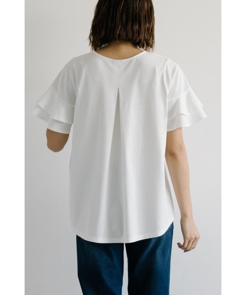 M.deux（エムドゥ）の「ティアードスリーブカットソー（Tシャツ/カットソー・レディース・オフホワイト・MEDIUM）」の10枚目の写真