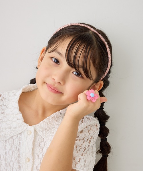ROPE' PICNIC(ロペピクニック)の「【KIDS/キッズ】フラワークリアリング(リング・レディース・クリーム/ピンク系その他2/ピンク/パープル・FREE)」の19枚目の写真