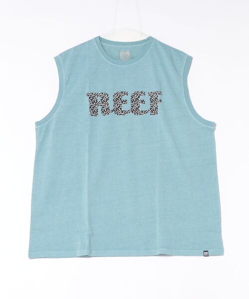 REEF（リーフ）の「REEF 80S LOGO SS T タンクトップ 【2026年春夏モデル】（タンクトップ・メンズ・チャコールグレー/ベージュ/ブルー・SMALL/LARGE/X-LARGE/MEDIUM）」の3枚目の写真