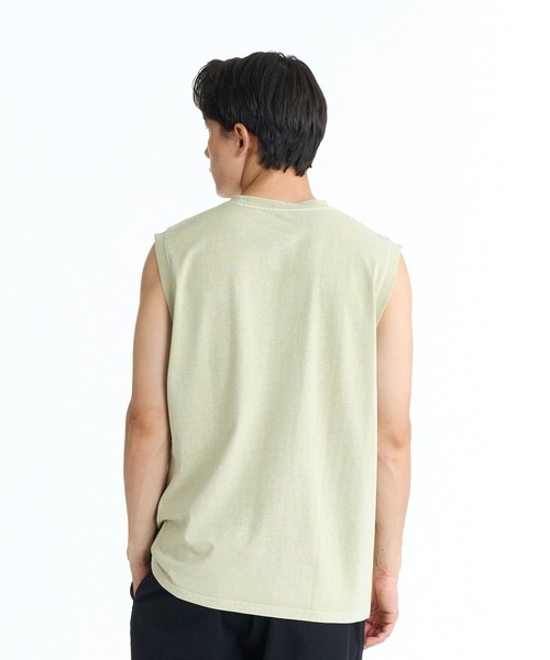 REEF(リーフ)の「REEF 80S LOGO SS T タンクトップ 【2026年春夏モデル】/リーフノースリーブタンクトップ(タンクトップ・メンズ・チャコールグレー/ベージュ/ブルー・SMALL/LARGE/X-LARGE/MEDIUM)」の7枚目の写真