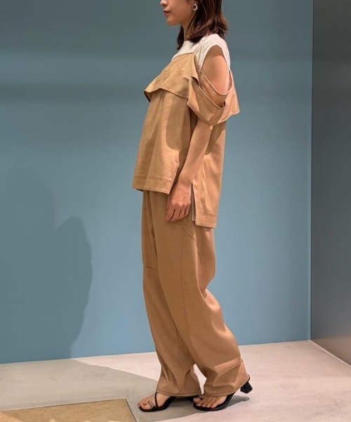 ADORE(アドーア)の「◆ハイブリッドデニムブラウス(シャツ/ブラウス・レディース・ネイビー/ベージュ・38)」の17枚目の写真
