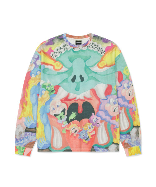 WKNDRS(ウィーキャンドース)の「GOBLIN WAFFLE LS T-SHIRT (MIX)(Tシャツ/カットソー・レディース・その他・MEDIUM/LARGE/X-LARGE)」の1枚目の写真