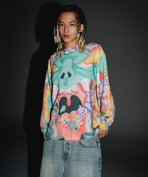 WKNDRS(ウィーキャンドース)の「GOBLIN WAFFLE LS T-SHIRT (MIX)(Tシャツ/カットソー・レディース・その他・MEDIUM/LARGE/X-LARGE)」の7枚目の写真
