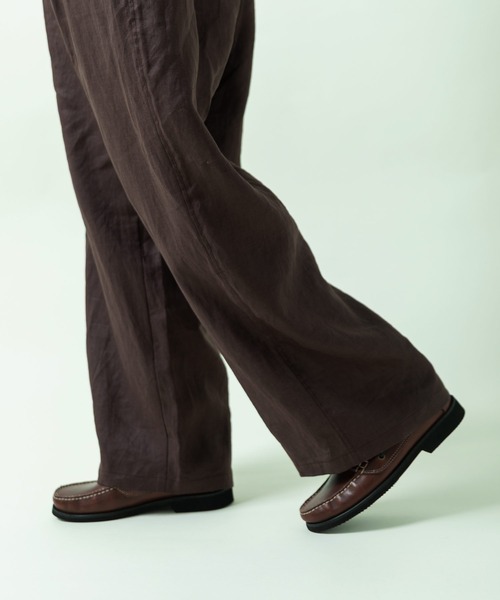 PAR ICI(パーリッシィ)の「フレンチリネン ペーパーバッグパンツ(セットアップ対応)(その他パンツ・レディース・ダークブラウン/レッド/アイボリー・FREE)」の18枚目の写真