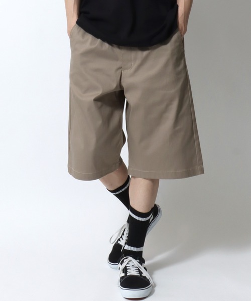 SITRY(シトリー)の「Strech Twill Fabric Wide Shorts/ストレッチツイル ワイドショーツ ハーフパンツ ショートパンツ(その他パンツ・メンズ・ブラック/カーキ/チャコール/ベージュ/パープル/グリーン・L/LL/M)」の3枚目の写真