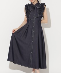 WILLSELECTION（ウィルセレクション）の「【再入荷予約受付中】フリルスリーブボウタイシャツワンピース（ワンピース）」