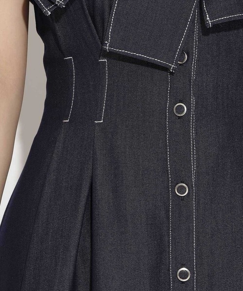 WILLSELECTION(ウィルセレクション)の「フリルスリーブボウタイシャツワンピース(ワンピース・レディース・ネイビー/ブルー系その他/ホワイト系その他/ブラック系その他/ブラウン・FREE)」の19枚目の写真