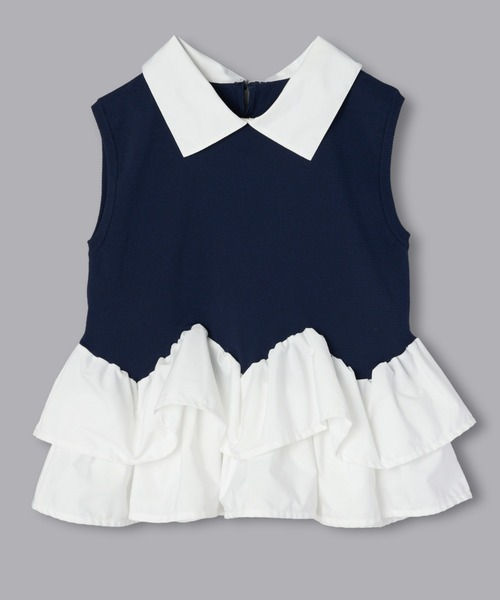 Olu.(オルドット)の「ランダムフリルペプラムトップス(シャツ/ブラウス・レディース・ネイビー/グレー/その他・FREE)」の22枚目の写真