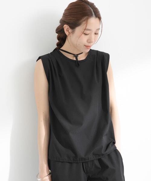 URBAN RESEARCH Sonny Label（アーバンリサーチサニーレーベル）の「SLAB　ドロストフレンチラッシュトップス（その他トップス・レディース・ブラック/ブラウン・FREE）」の2枚目の写真
