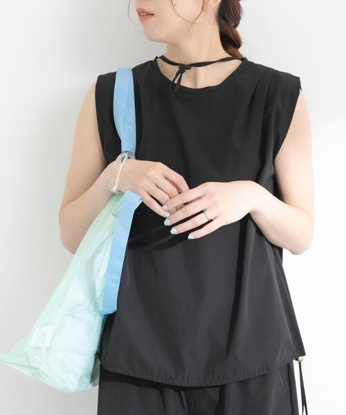 URBAN RESEARCH Sonny Label（アーバンリサーチサニーレーベル）の「SLAB　ドロストフレンチラッシュトップス（その他トップス・レディース・ブラック/ブラウン・FREE）」の3枚目の写真