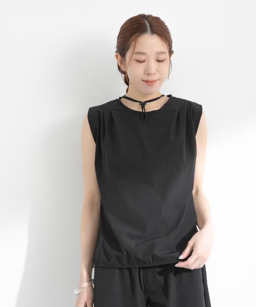 URBAN RESEARCH Sonny Label（アーバンリサーチサニーレーベル）の「SLAB　ドロストフレンチラッシュトップス（その他トップス・レディース・ブラック/ブラウン・FREE）」の4枚目の写真