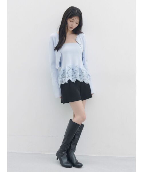 LAGUNAMOON(ラグナムーン)の「ダブルクロスショートパンツ(その他パンツ・レディース・ブラック/モカ/アイボリー・SMALL/MEDIUM)」の19枚目の写真