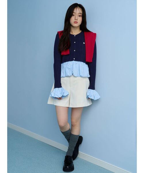 LAGUNAMOON(ラグナムーン)の「ダブルクロスショートパンツ(その他パンツ・レディース・ブラック/モカ/アイボリー・SMALL/MEDIUM)」の21枚目の写真