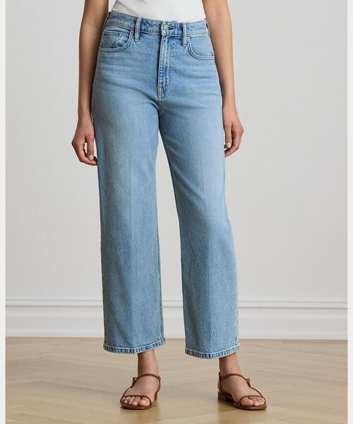 LAUREN RALPH LAUREN(ローレン ラルフ ローレン)の「ハイライズ リラックス ストレート ジーンズ(デニムパンツ・レディース・ブルー・26/25/24)」の7枚目の写真