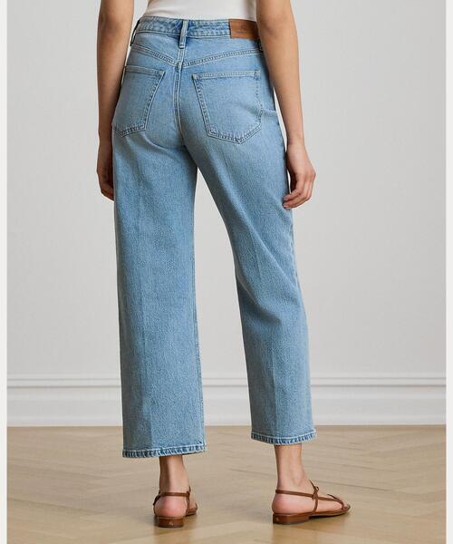LAUREN RALPH LAUREN(ローレン ラルフ ローレン)の「ハイライズ リラックス ストレート ジーンズ(デニムパンツ・レディース・ブルー・26/25/24)」の5枚目の写真