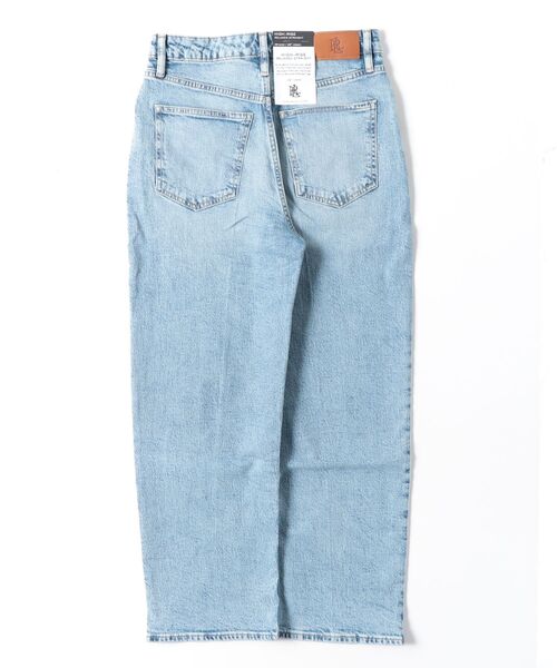 LAUREN RALPH LAUREN(ローレン ラルフ ローレン)の「ハイライズ リラックス ストレート ジーンズ(デニムパンツ・レディース・ブルー・26/25/24)」の2枚目の写真