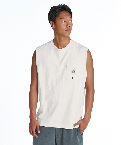 Quiksilver(クイックシルバー)の「QUIKSILVER メンズ DNA LIFE IS QUIK SL タンクトップ ルーズフィット【2026年夏モデル】(タンクトップ・メンズ・ブラック/アイボリー/レッド・MEDIUM/X-LARGE/LARGE)」の4枚目の写真