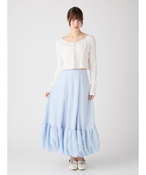 FURFUR(ファーファー)の「PlaX(TM)リブカーディガン(カーディガン/ボレロ・レディース・ネイビー/ホワイト/ブラウン/ライム・F)」の14枚目の写真