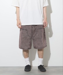 【THRASHER/ スラッシャー】ダブルニーデニムハーフパンツ