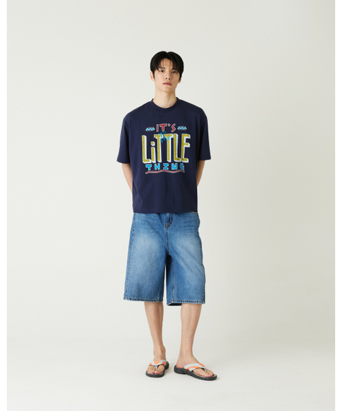 THEENDQUESTION(ジエンドクエスチョン)の「Little thing print t-shirt / NAVY(Tシャツ/カットソー・レディース・その他・FREE)」の7枚目の写真