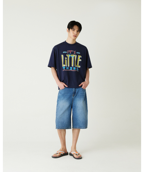 THEENDQUESTION(ジエンドクエスチョン)の「Little thing print t-shirt / NAVY(Tシャツ/カットソー・レディース・その他・FREE)」の8枚目の写真