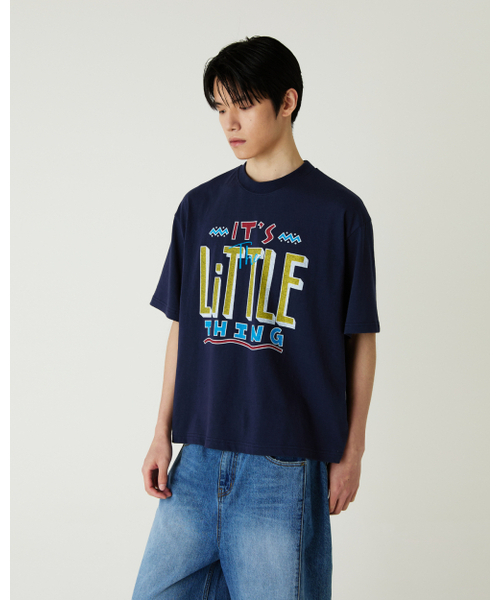 THEENDQUESTION(ジエンドクエスチョン)の「Little thing print t-shirt / NAVY(Tシャツ/カットソー・レディース・その他・FREE)」の10枚目の写真
