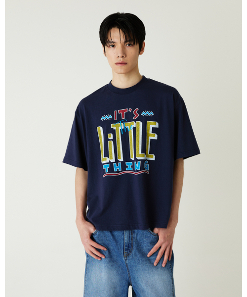 THEENDQUESTION(ジエンドクエスチョン)の「Little thing print t-shirt / NAVY(Tシャツ/カットソー・レディース・その他・FREE)」の11枚目の写真