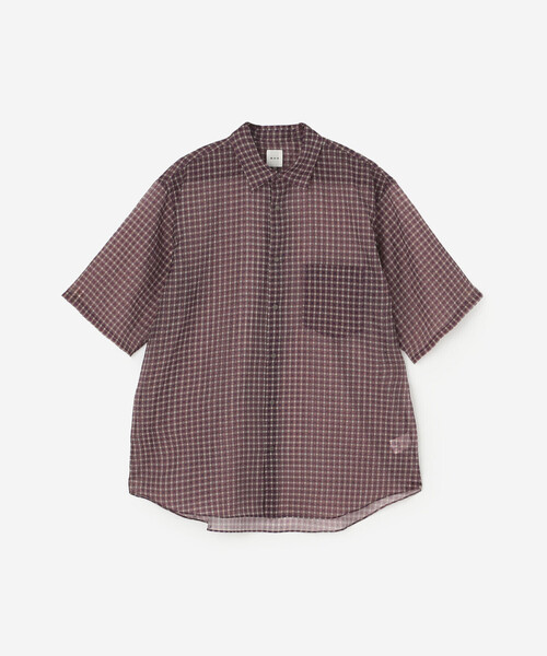 Bshop(ビショップ)の「迷迭香 |〈別注〉ナイロン メッシュシャツ MEN(シャツ/ブラウス・メンズ・ブラウン系その他/ホワイト系その他/グリーン系その他・3/2)」の4枚目の写真