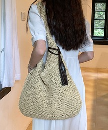 メッシュ編み トートバック