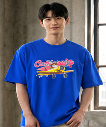 CRISCELO（クリスチェロ）の「(共用) カリフォルニアTシャツ - (コバルトブルー20番手オーバーサイズ)（Tシャツ/カットソー）」