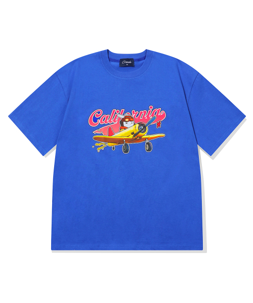 CRISCELO(クリスチェロ)の「(共用) カリフォルニアTシャツ - (コバルトブルー20番手オーバーサイズ)(Tシャツ/カットソー・レディース・その他・MEDIUM/LARGE)」の6枚目の写真