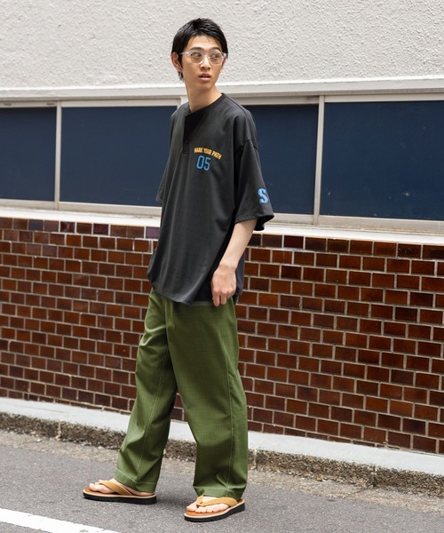 niko and...(ニコアンド)の「ベースボールヘンリーTシャツ(Tシャツ/カットソー・メンズ・チャコールグレー/オフホワイト/ライトブルー・LARGE/MEDIUM)」の17枚目の写真