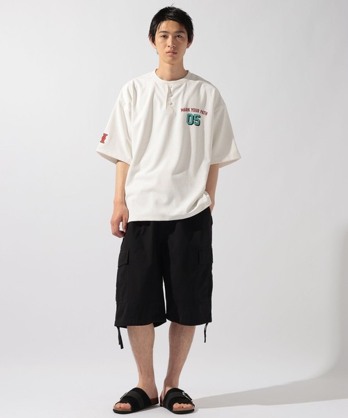 niko and...(ニコアンド)の「ベースボールヘンリーTシャツ(Tシャツ/カットソー・メンズ・チャコールグレー/オフホワイト/ライトブルー・LARGE/MEDIUM)」の16枚目の写真